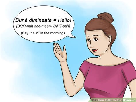 how to say hello in romanian language